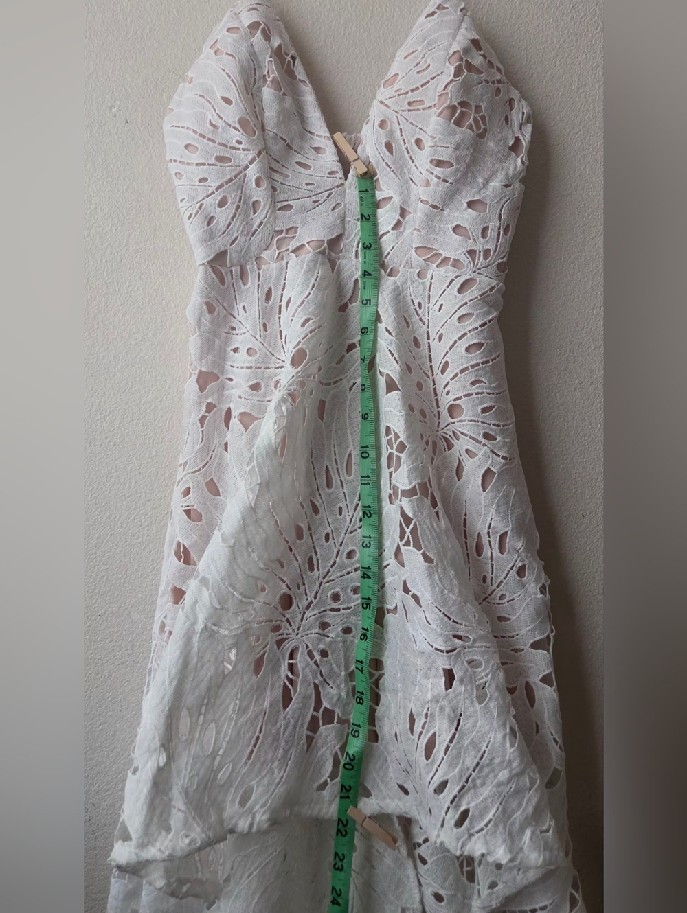 Simplee Apparel White Lace High-Low Sundress - Picture 3 of 8